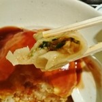 珍満茶楼 - 中身は肉＆韮