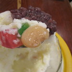 Shirokuma cafe - ミルク金時　中に甘い豆が・・・