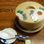 繁乃家 - お昼の定食　茶わんむし