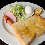 天 珈琲 - トーストのモーニング