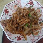 一番亭 - 豚肉とピーマンの辛子味噌炒め