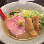 麺屋大河 - 味噌ラーメン+ネギ盛り ¥700+100