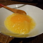 割烹 しらこ - 2010/6月（2度目）：オレンジのゼリー