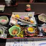 日本料理てら岡 - 初夏の水無月小皿御膳：１８００円