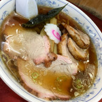 白河中華そば - 中華焼豚麺：1050円