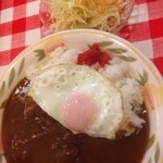 キッチンニュー早苗 - ハンバーグカレー