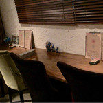 なっぱごちそう - カウンター席