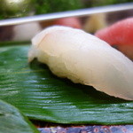 福寿司 - 最初は平目