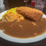 CoCo壱番屋 - 料理写真:チキンカツチーズ400㌘+スクランブルエッグ☆