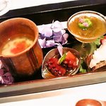 前菜～冷製茶碗蒸しなど