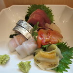 ふく田 - 刺身盛合せ