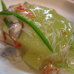 ふく田 - このきれいな緑の冬瓜アップ