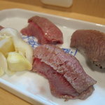 ふく田 - 牛あぶり寿司