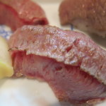 ふく田 - 牛あぶりアップ