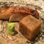 虎白 - のど黒とごぼう餅