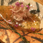 虎白 - お造り：淡路の鯛のジュレがけ