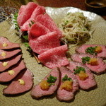 焼肉うしごろ - お肉３種