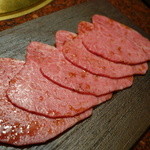 焼肉うしごろ - シャトーブリアン薄切り