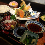 魚屋網元 - 天ぷら定食