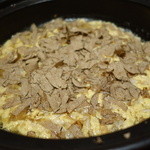 焼肉うしごろ - 雑炊に、トリュフをこれでもか、と