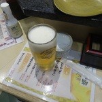 すし三崎丸 - 生ビール500円+税