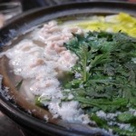 大衆料理　川治 - 鱈白子鍋