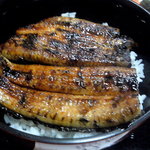 きたむら - 料理写真:鰻丼(肝吸い付き、1500円)