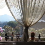ルピナ - 姫神山を眺めながらの食事。