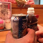 泡家系ラーメン酒場 Shinzan - H.27.10.20.夜 缶チューハイレモン vs 黒烏龍茶