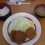 かつざんまい - ヒレカツ一皿目