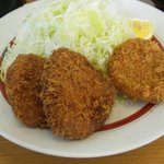かつざんまい - ヒレカツ一皿目のカツをアップ