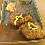 かつざんまい - 三皿目、1個食べた後ね