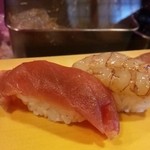 こい勢 - ランチ握り寿司（お味噌汁付）・・税込１０８０円