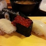 こい勢 - ランチ握り寿司（お味噌汁付）・・税込１０８０円