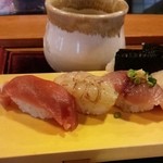 こい勢 - ランチ握り寿司（お味噌汁付）・・税込１０８０円