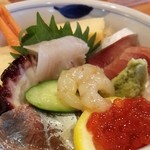 こい勢 - ランチちらし寿司（お味噌汁付）・・・税込１０８０円