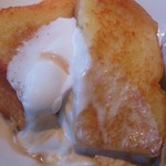 カフェ・メールネージュ - フレンチトーストが、外はカリッカリッ中はふわふわ