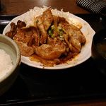 紅とん - 豚ロース黒辛炒め定食