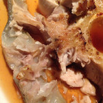 創作料理  ぷく福 - 尾の身にはコラーゲンもたっぷりです。