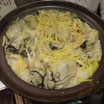 旬菜 おぐら家 - カキと生姜の炊き込みご飯