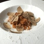 Resutoram piu - フランス産仔鴨とイタリア産栗のラグーソース 栗粉のフェットチーネ