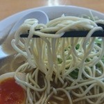 麺饗 松韻 - 麺アップ