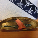 鮨処切通 - 2015年10月：特上握り(\2600)…中トロ