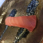 鮨処切通 - 2015年10月：特上握り(\2600)…中トロ