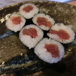 鮨処切通 - 2015年10月：特上握り(\2600)…鉄火巻き