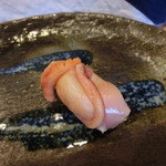 鮨処切通 - 2015年10月：特上握り(\2600)…赤貝