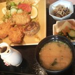 味彩坊 - 日替わり定食（ランチ）のミックスフライ