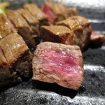 築地鉄板焼 Kurosawa - 岩手県産江刺牛もも肉
