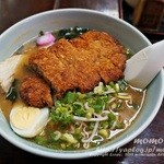 ラーメン正太夫 - 味噌カツラーメン￥800（2015年10月現在）