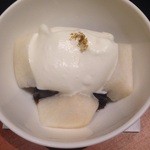 日本料理 晴山 - 本赤糖のゼリー